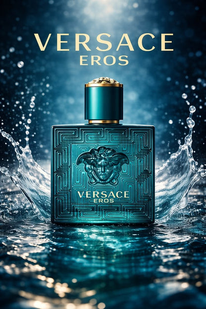 Versace Eros Eau de Toilette 50mL (1.7 oz) Natural Spray for Men